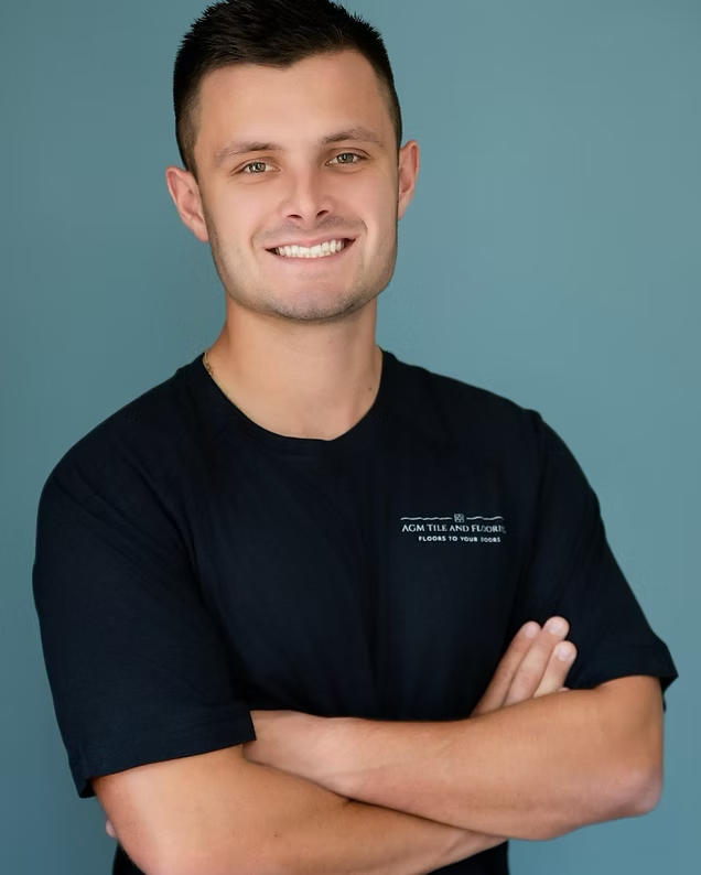 Austin McGarvey, owner of AGM Tile & Flooring